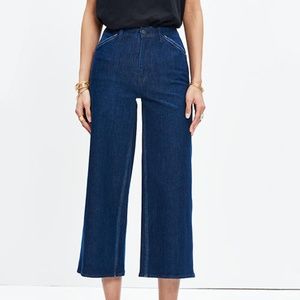 Madewell Crop Jean - Lace Up SZ 27 NWT